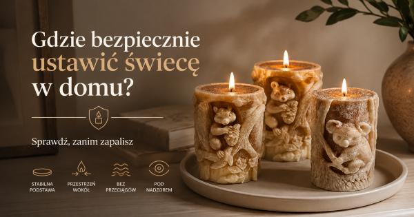 kompozycja świec pieńkowych
