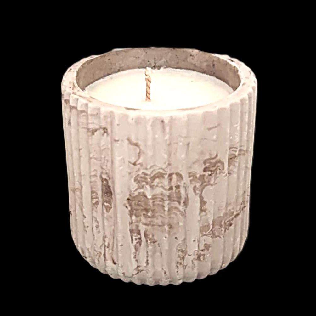 Świeca "Nowoczesny Loft" z Prążkowaną Teksturą 0