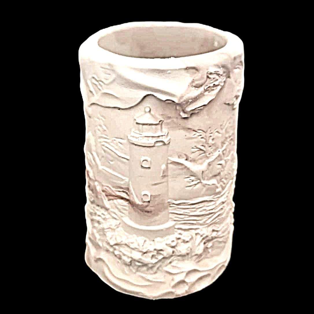 Wazon Dekoracyjny "Morski Brzeg" – Rzeźbiona Kolumna